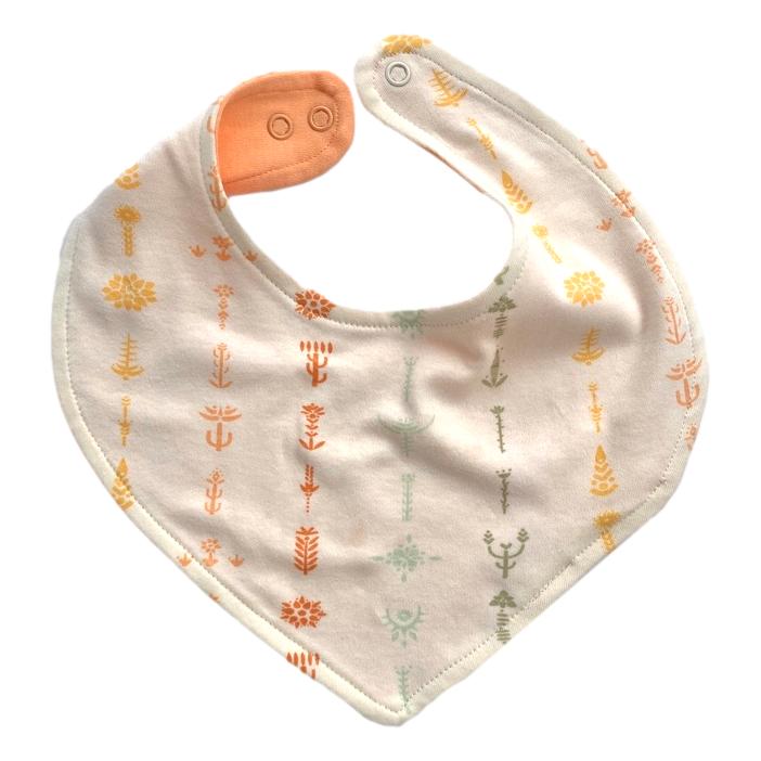 Organic Cotton Bib - Boho Floral