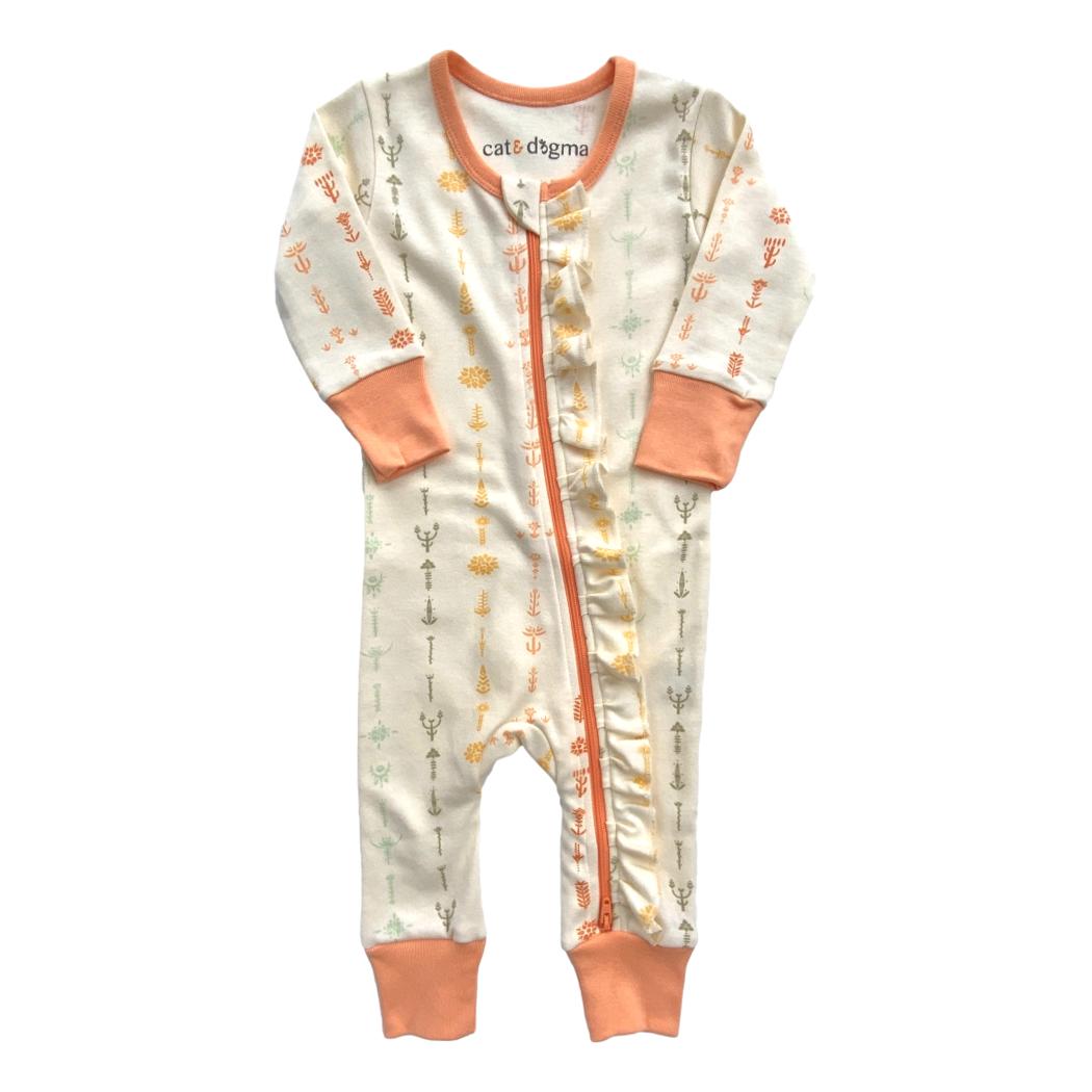 Organic Cotton Zippy - Boho Floral