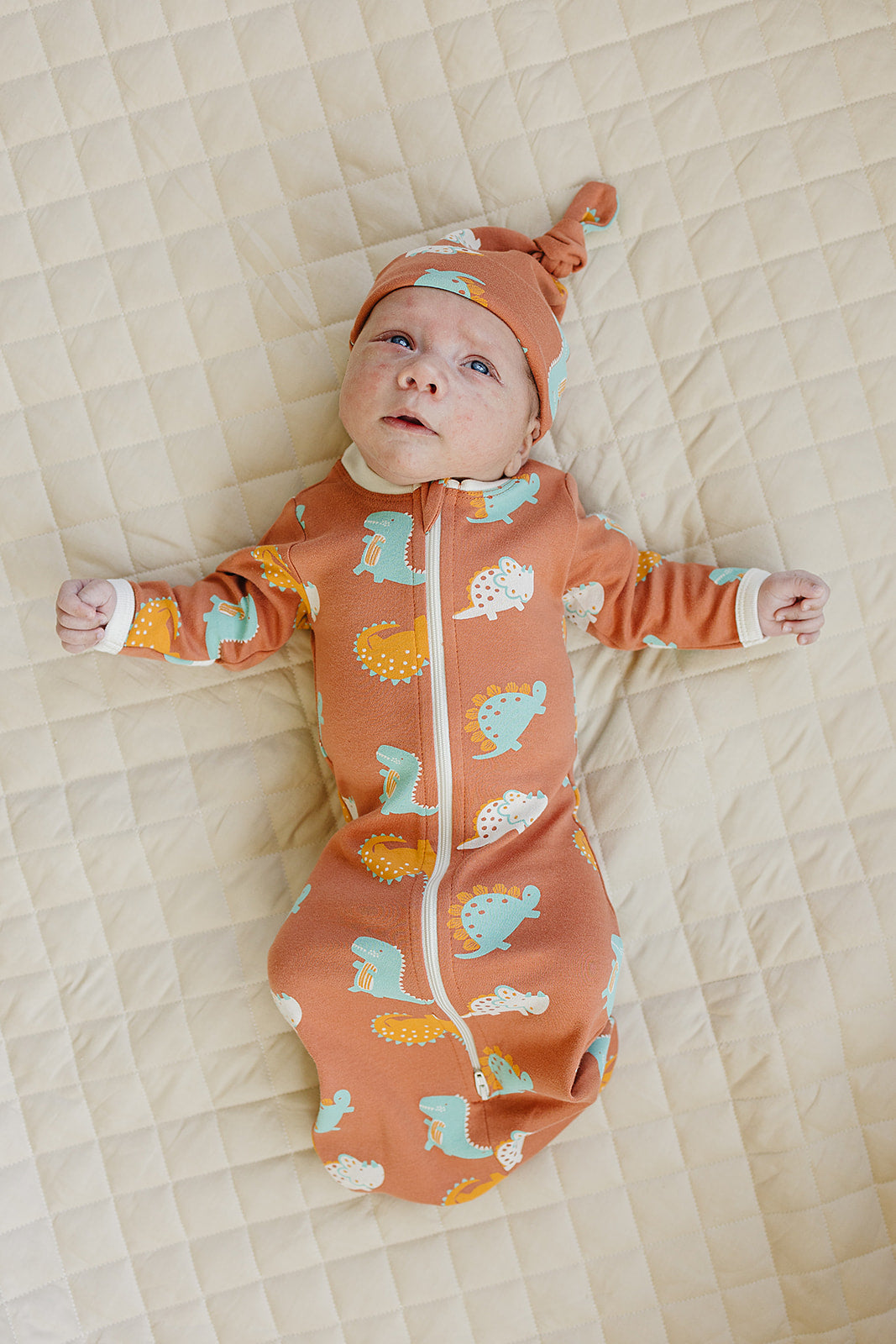 GOTS Certified Organic Cotton Gown - Dino