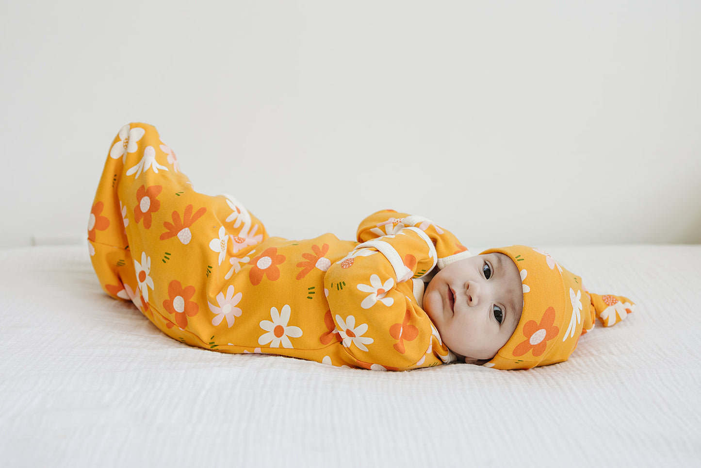 GOTS Certified Organic Cotton Gown - Fall Floral