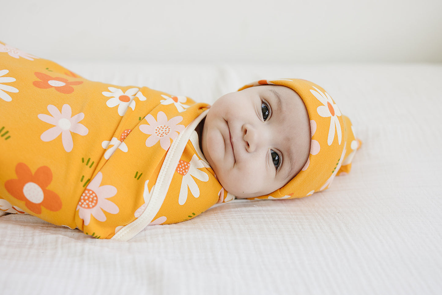 GOTS Certified Organic Cotton Hat - Fall Floral