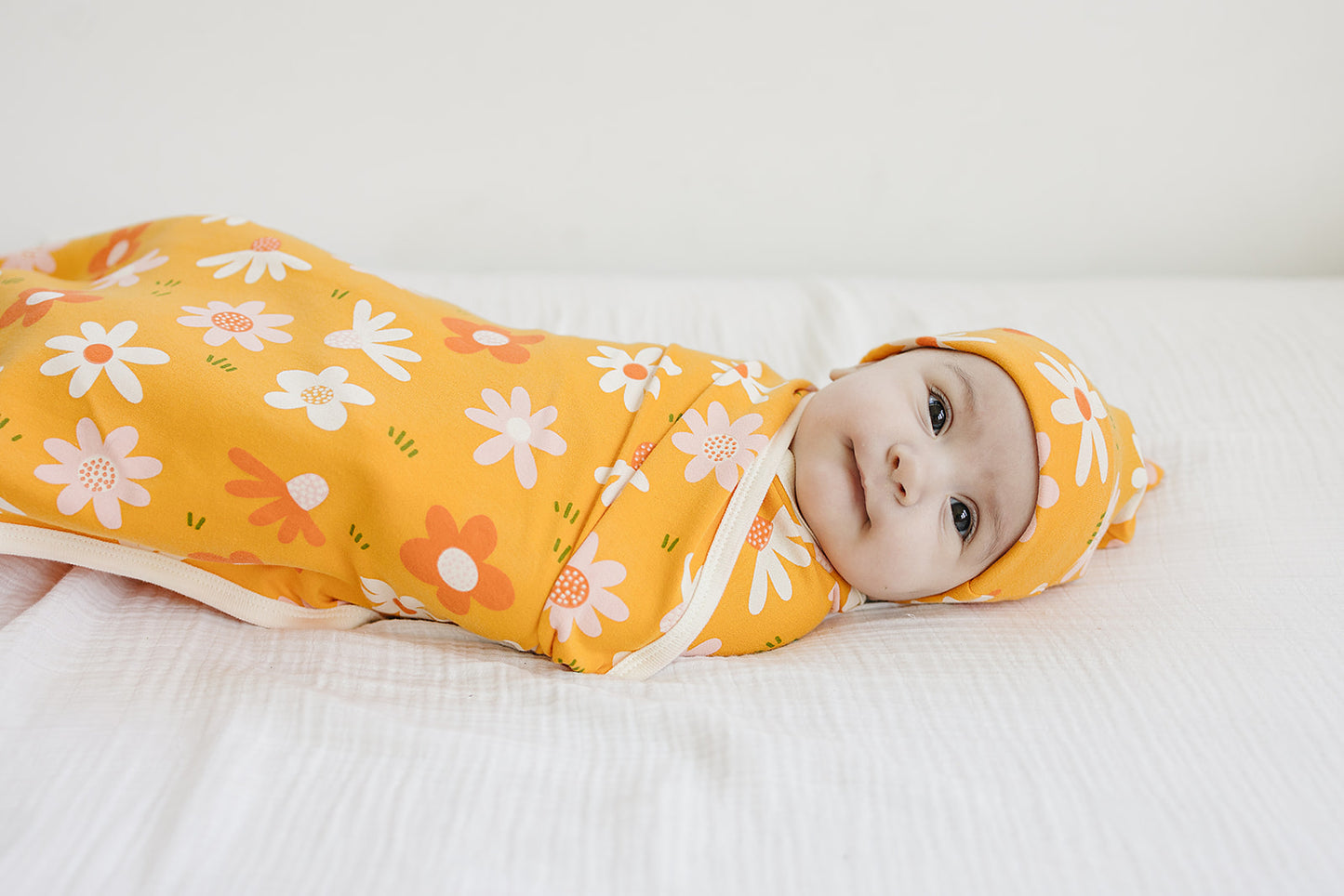 GOTS Certified Organic Cotton Blanket - Fall Floral