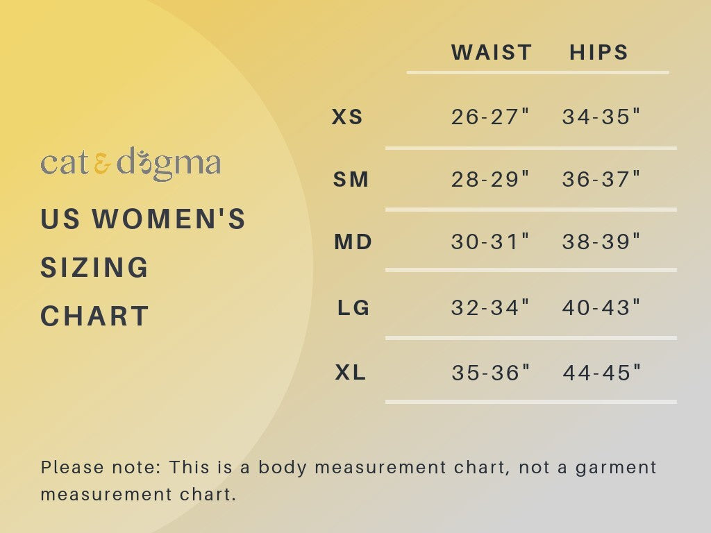 Women's sizing chart