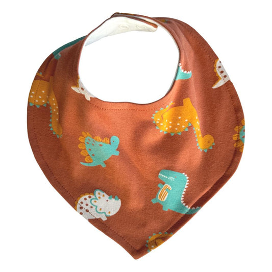 GOTS Certified Organic Cotton Bib - Dino