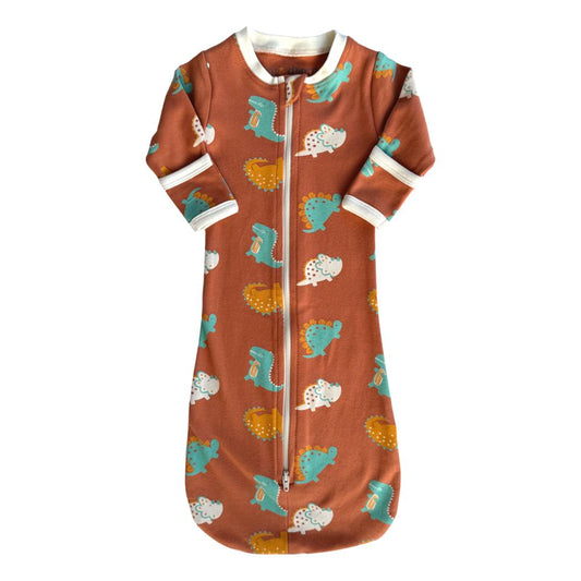 GOTS Certified Organic Cotton Gown - Dino