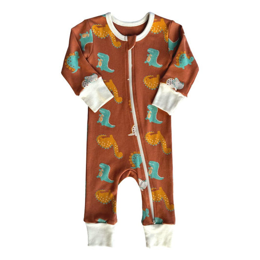 GOTS Certified Organic Cotton Zippy - Dino