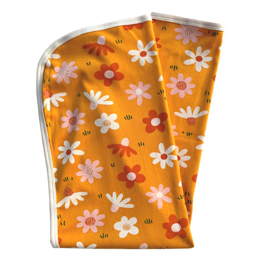GOTS Certified Organic Cotton Blanket - Fall Floral