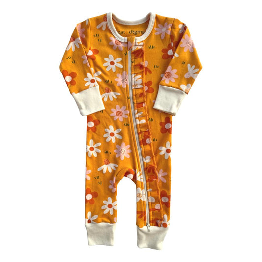 GOTS Certified Organic Cotton Zippy - Fall Floral