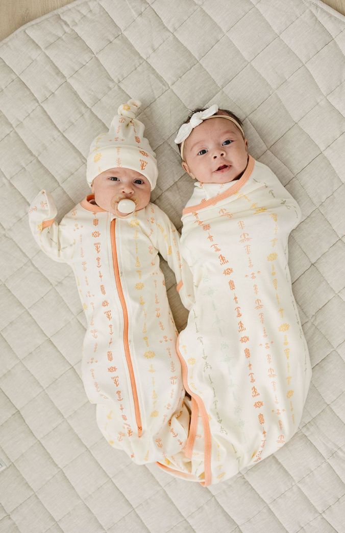 Sleep Stack Baby GOTS Certified Organic Cotton Sleepsack - Boho Floral | Chemical-Free ...