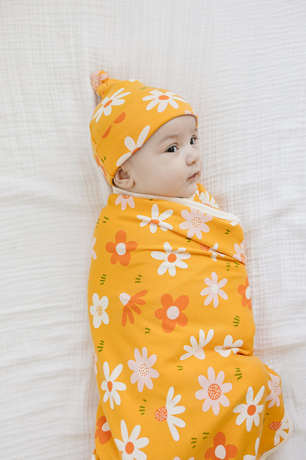 GOTS Certified Organic Cotton Blanket - Fall Floral