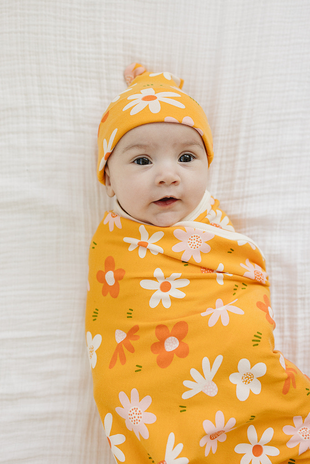 GOTS Certified Organic Cotton Hat - Fall Floral