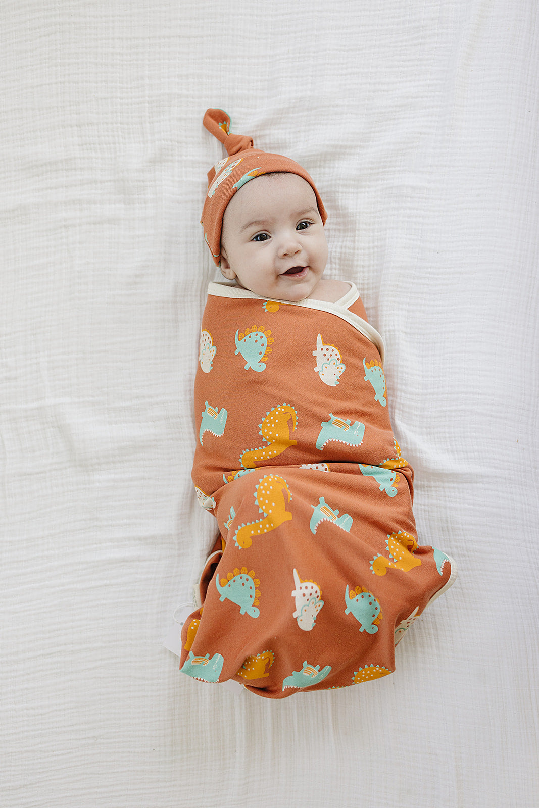 GOTS Certified Organic Cotton Blanket - Dino