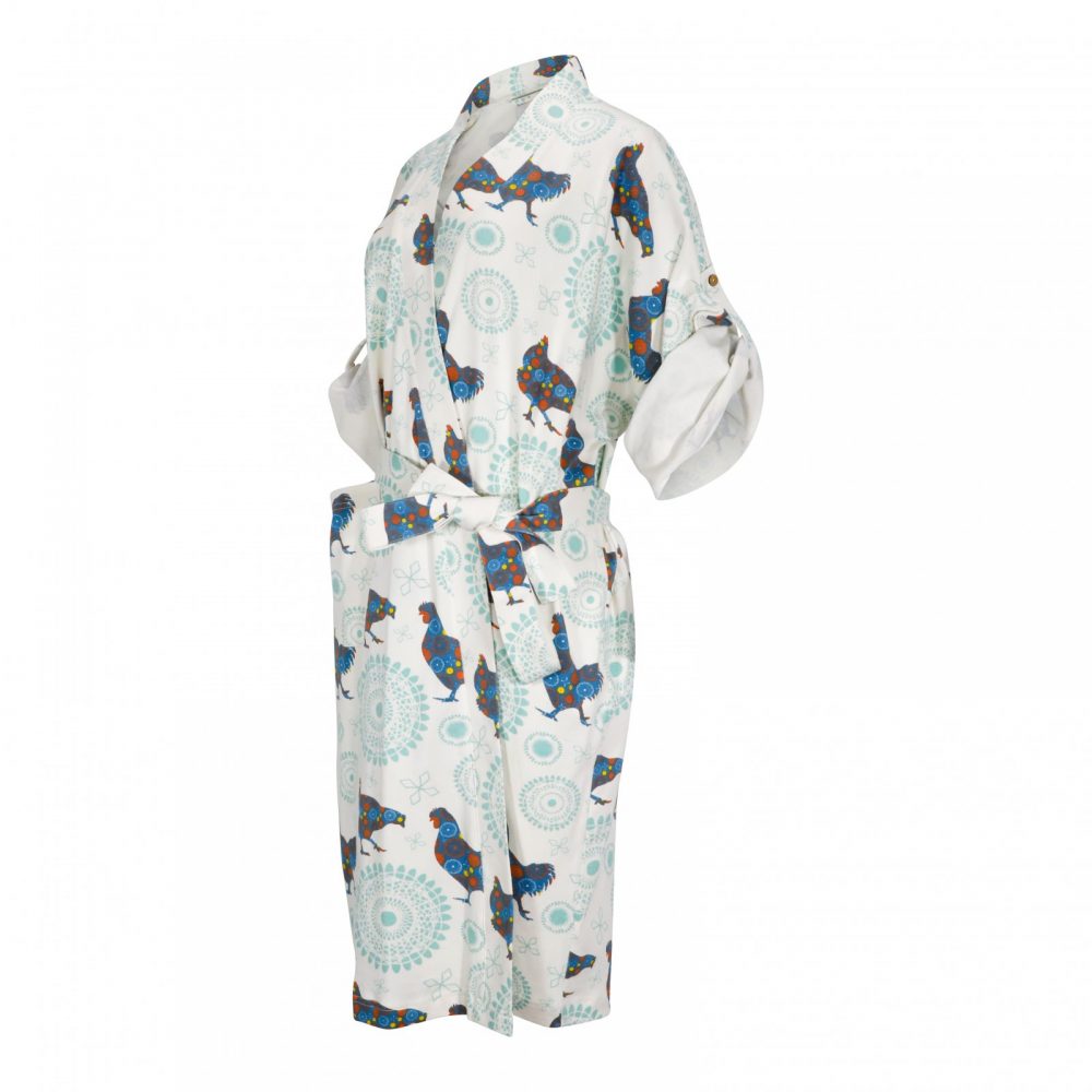 Rooster Robe GOTS Certified Organic Cotton Robe - Boho Rooster | Chemical-Free ...